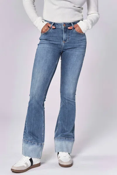 Dear John Denim Jaxtyn Bootcut Jeans In Lagoon In Pink