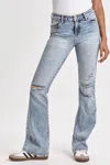 Dear John Denim Jaxtyn Mid Rise Bootcut Jeans In Lena Wash In Multi
