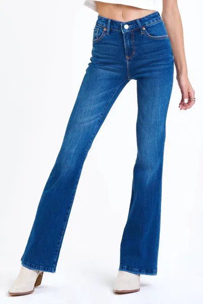 Dear John Denim Jaxtyn High Rise Bootcut Jeans In Crossroads In Blue