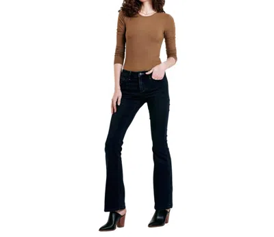 DEAR JOHN DENIM JAXTYN HIGH RISE BOOTCUT JEANS IN DARK WASH