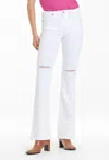 Dear John Denim Jaxtyn High Rise Bootcut Jeans In Optic White In White