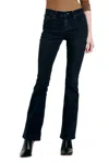 Dear John Denim Jaxtyn High Rise Bootcut Jeans In Dark Wash In Blue