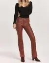 Dear John Denim Jaxtyn Mid Rise Bootcut Cognac In Red In Red