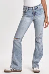 Dear John Denim Jaxtyn Mid Rise Bootcut Jeans In Lena Wash In Multi