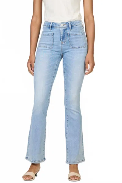 Dear John Denim Jaxtyn Mid Rise Jeans In Bluewood