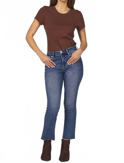 Dear John Denim Jeanne Cropped Flare Jean In Palmer In Multi