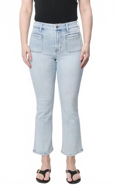 Dear John Denim Jeanne Flare Jeans In Harbor In Blue
