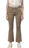 Dear John Denim Jeanne Flare Jeans In Mink In Brown