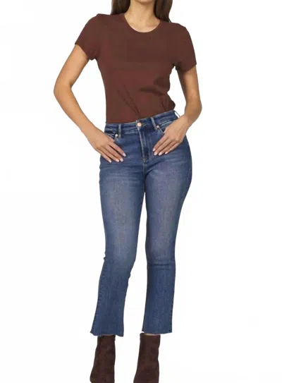 Dear John Denim Jeanne Flare Jeans In Palmer In Blue