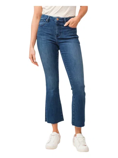 Dear John Denim Jeanne Flare Jeans In Violet Blue In Multi