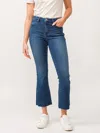 Dear John Denim Jeanne Flare Jeans In Violet Blue In Multi