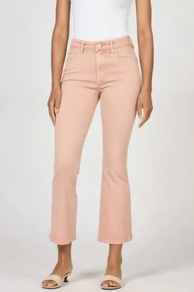 Dear John Denim Jeanne Flare Leg Jeans In Tuscany In Pink