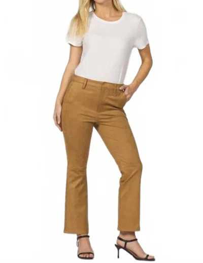 Dear John Denim Jeanne Mid Rise Flare Pants In Butterscotch In Brown