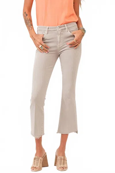 Dear John Denim Jeanne High Rise Cropped Flare Jeans In Quartzite