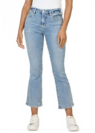 Dear John Denim Jeanne Mid Rise Cropped Jeans In Lomond In Blue