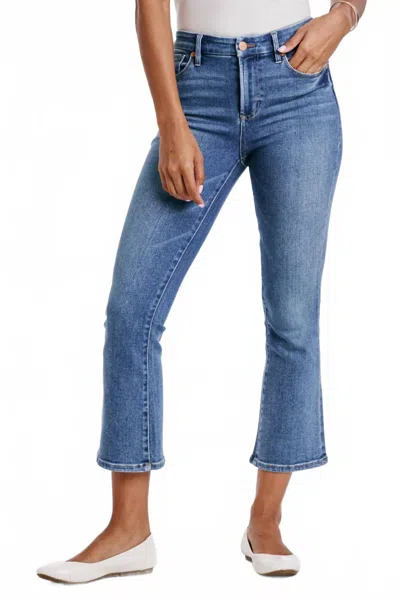 Dear John Denim Jeanne Super High Rise Cropped Flare Jeans In Wexford