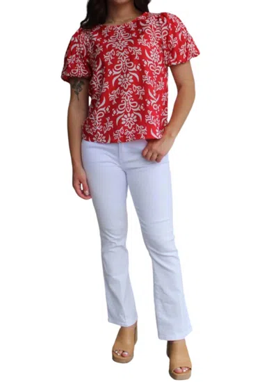 Dear John Denim Jeanne Super High Rise Cropped Flare Jeans In White