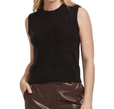 Dear John Denim Jen Sleeveless Sweater In Black In Brown