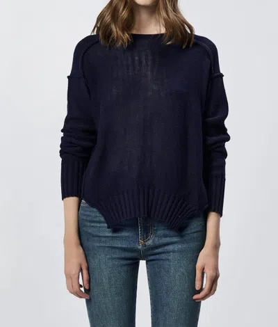 Dear John Denim Jenna Sweater In Black Iris In Blue