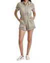 Dear John Denim Jocie Color Denim Romper In Matcha Tea In Multi