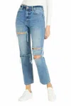 Dear John Denim Jodi Jeans In Medium Wash In Multi