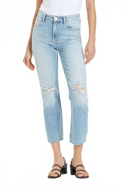 Dear John Denim Jodi Straight Leg Jeans In Bahamas In Blue