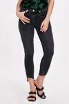 Dear John Denim Joyrich Mid-rise Skinny Jeans In Black In Black