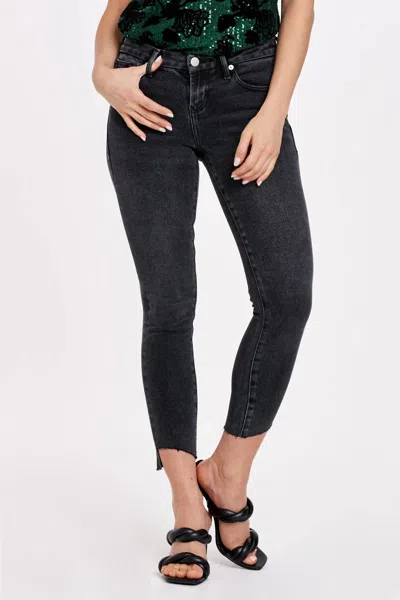 Dear John Denim Joyrich Mid-rise Skinny Jeans In Black