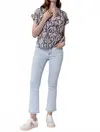 Dear John Denim Julia Obscura Top In Paisley In Multi