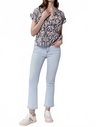 Dear John Denim Julia Obscura Top In Paisley In Multi