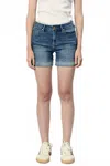 Dear John Denim Julian Denim Short In Lagoon In Blue