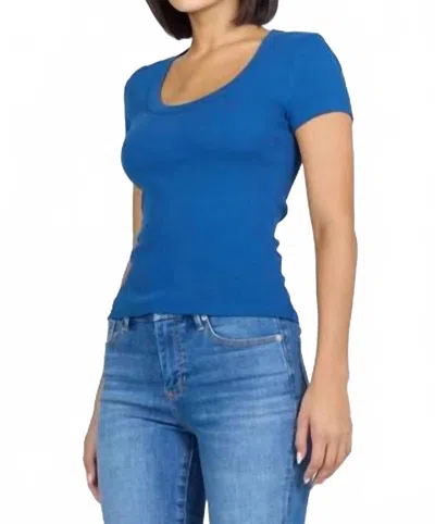 Dear John Denim Jurnee Tee In Navy In Blue