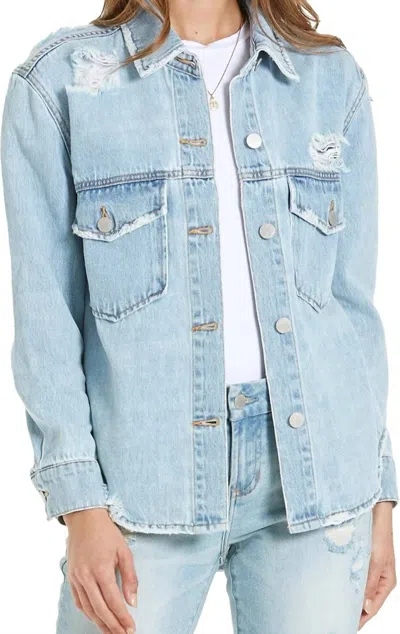 Dear John Denim Kenny Denim Jacket In West Palm In Multi