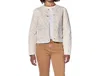 Dear John Denim Kit Quilted Jacket In Eggshell In White