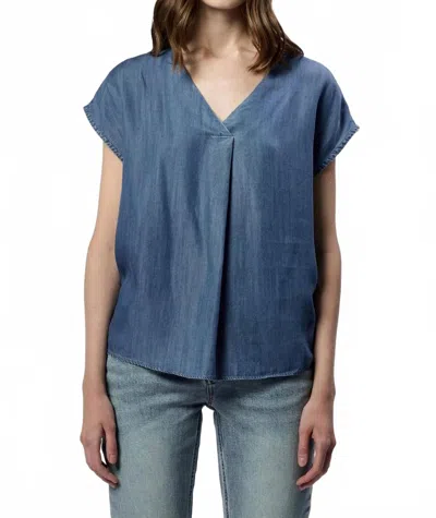Dear John Denim Kristen Tencel Lyocell Fibers Top In Blue
