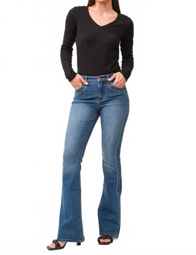 Dear John Denim Laney Flare Jeans In Huger