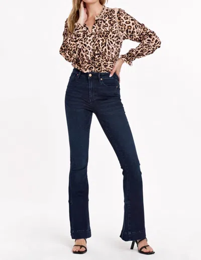 Dear John Denim Laney High Rise Flare Jean In Hayden In Multi