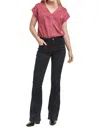 Dear John Denim Laney High Rise Flare Jeans In Calhoun In Black