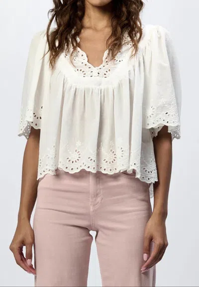 Dear John Denim Lania "beatitude" Top In White