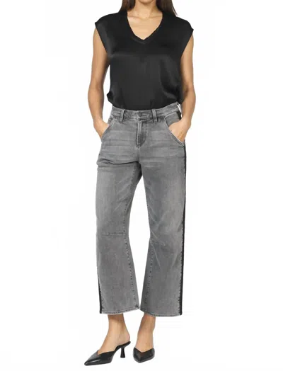 Dear John Denim Lasso Barrel Straight Leg Jeans In Mood Black