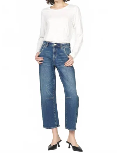 Dear John Denim Lasso Barrel Fit Jeans In Blue Mix