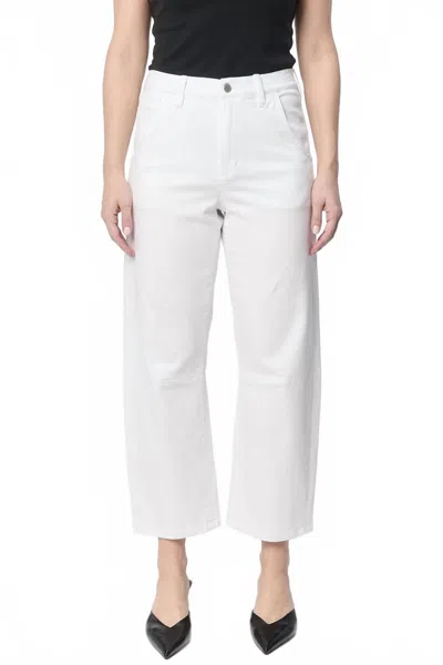Dear John Denim Lasso Barrel Fit Pants In Summer White