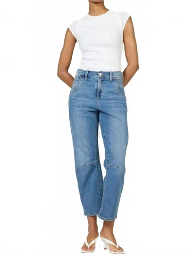 Dear John Denim Lasso High Rise Clean Hem Jeans In Kenia Blue