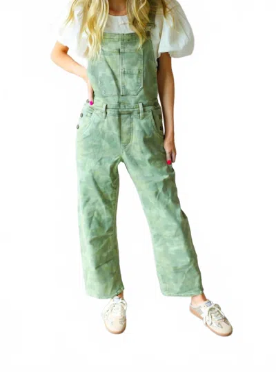 Dear John Denim Lasso Overall In Rivera Camo In Multi