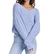 Dear John Denim Lexi Knit Sweater In Cornflower In Blue