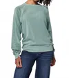 Dear John Denim Lilja Sweatshirt In Iceberg Green In Green
