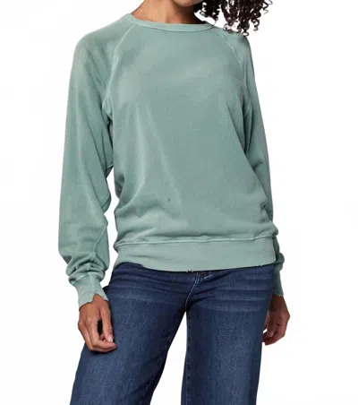 Dear John Denim Lilja Sweatshirt In Iceberg Green