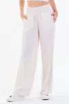 Dear John Denim Lizzie Wide Leg Lounge Pant In Off White In White