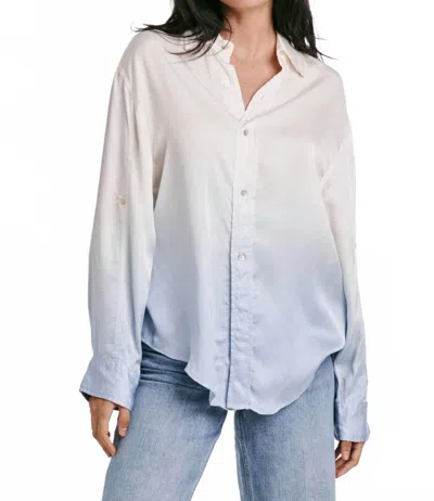 Dear John Denim Lola Button Down Shirt In Waterfall Blue