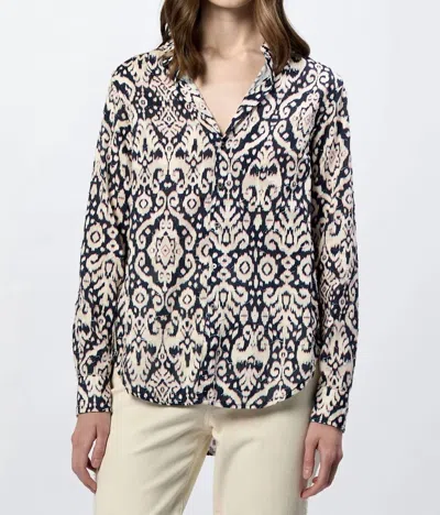 Dear John Denim Lolita Boyfriend Fit Shirt In Paisley Obscura In Multi